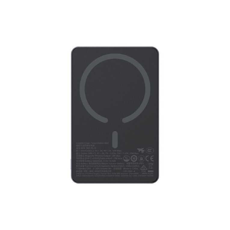 Mophie Snap+ Powerstation Mini 5K Mag - Space Grey, , hi-res