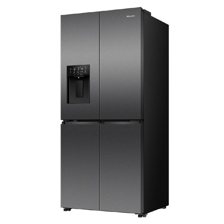 Hisense PureFlat Slim Quad Door 483L Dark Stainless Steel, , hi-res