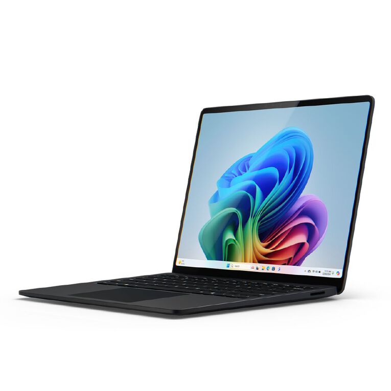 Microsoft Surface Laptop 7th Edition Copilot+ PC 13.8 Inch Snapdragon X Elite 16GB RAM 512GB SSD Windows 11 Notebook - Black, , hi-res