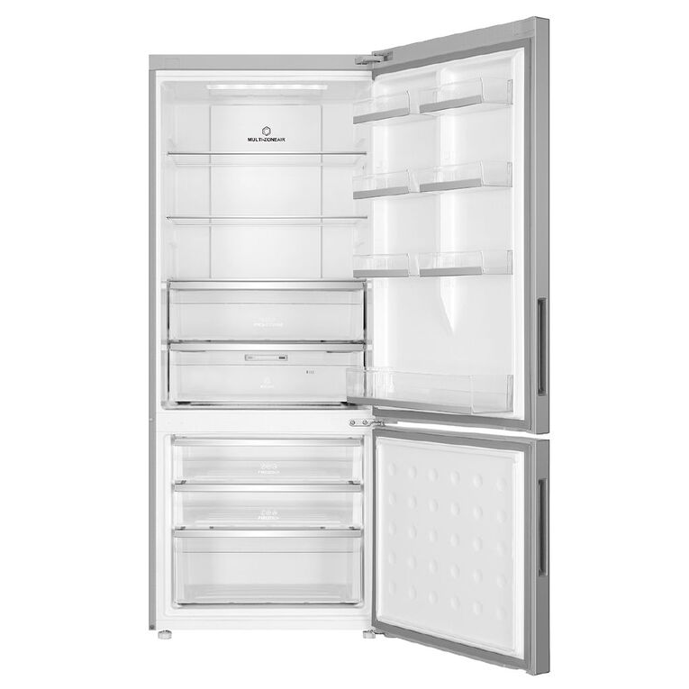 Haier 450 Litre Bottom Mount Refrigerator Silver Noel Leeming