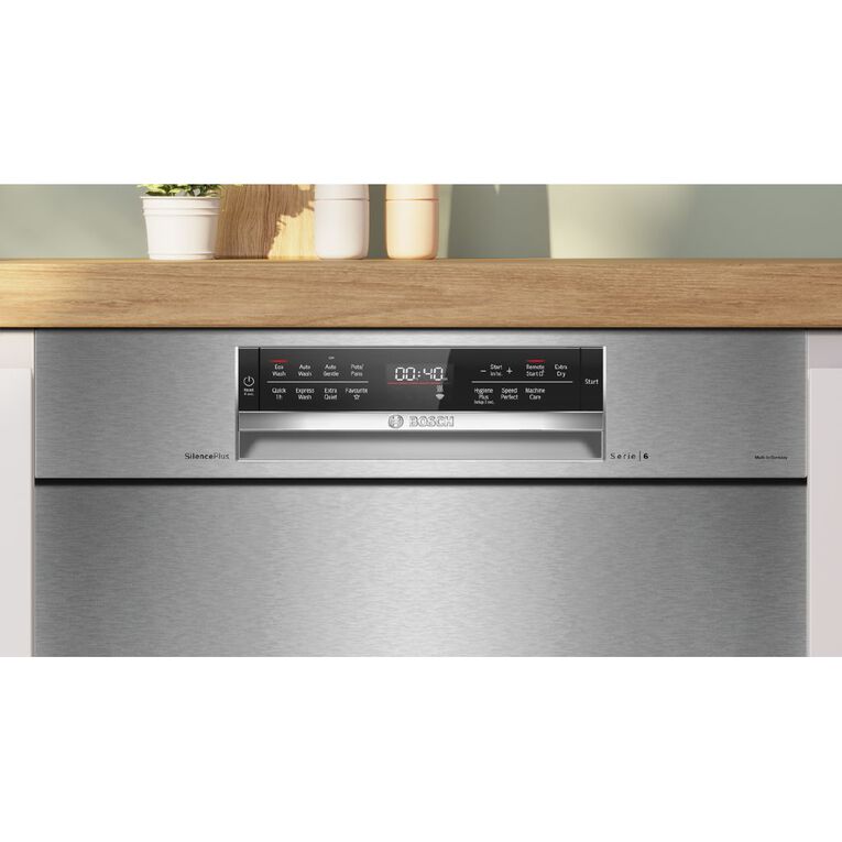 Bosch 60cm Built Under Dishwasher - Series 6 - Stainless Steel, , hi-res