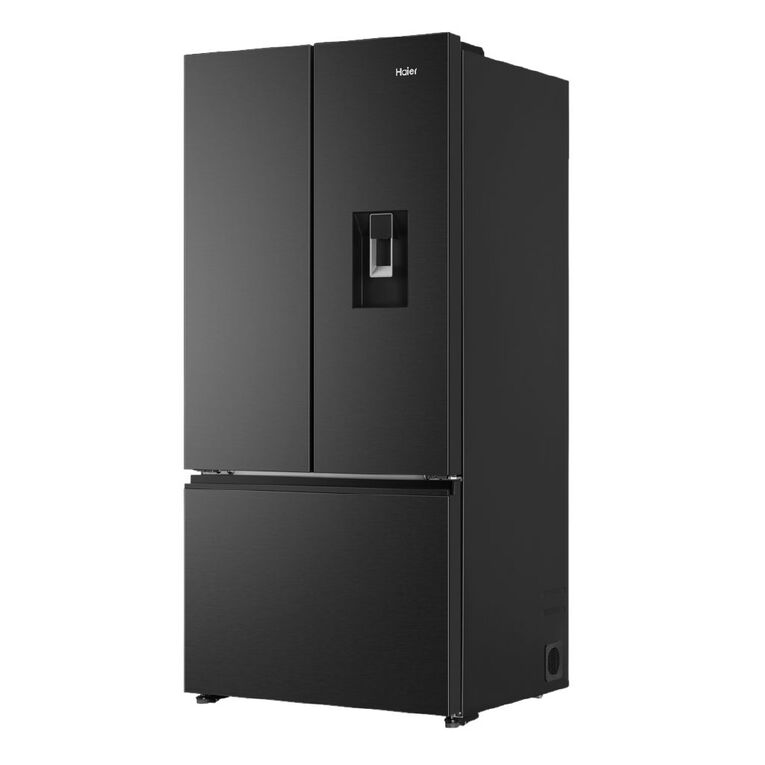 Haier 509L 500 Series French Door Refrigerator Non-plumbed waster - Black, , hi-res