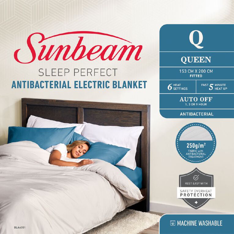 Sunbeam Sleep Perfect Antibacterial Queen, , hi-res