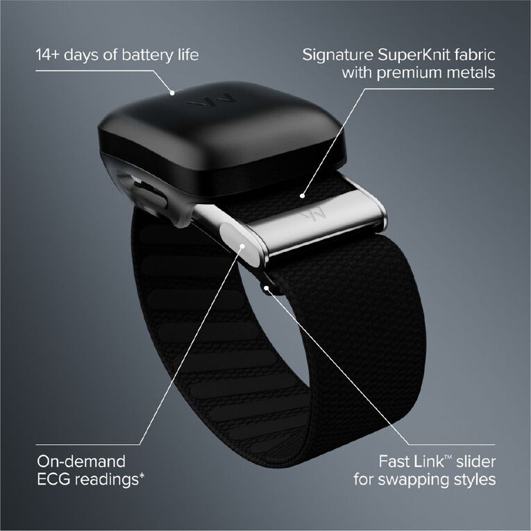 WHOOP Life 5.0 Medical Grade ECG - Obsidian / Titanium, , hi-res