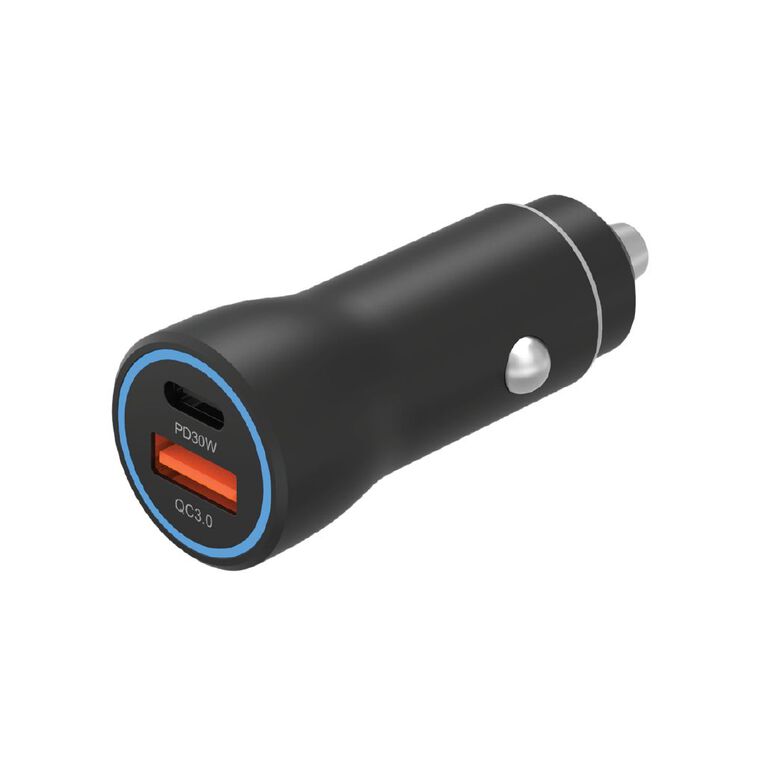 Laser 48W Dual USB-A & USB-C Car Charger, , hi-res