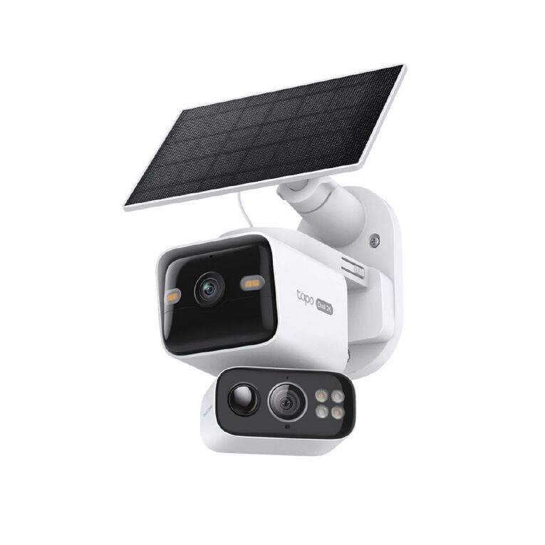 TP-Link Tapo C645D Solar-Powered Dual Lens Pan/Tilt Security Camera Kit, , hi-res