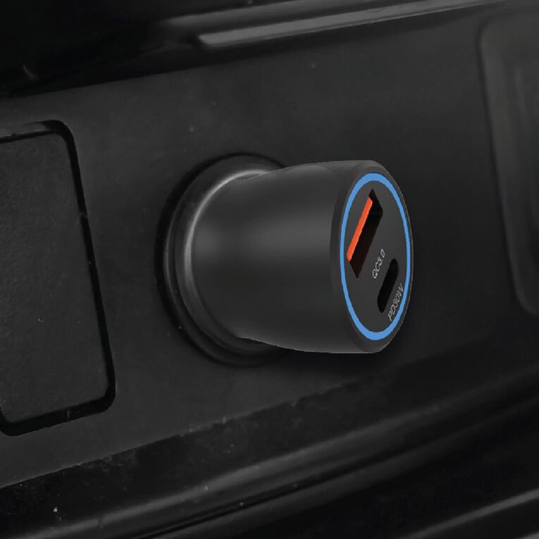 Laser 48W Dual USB-A & USB-C Car Charger, , hi-res