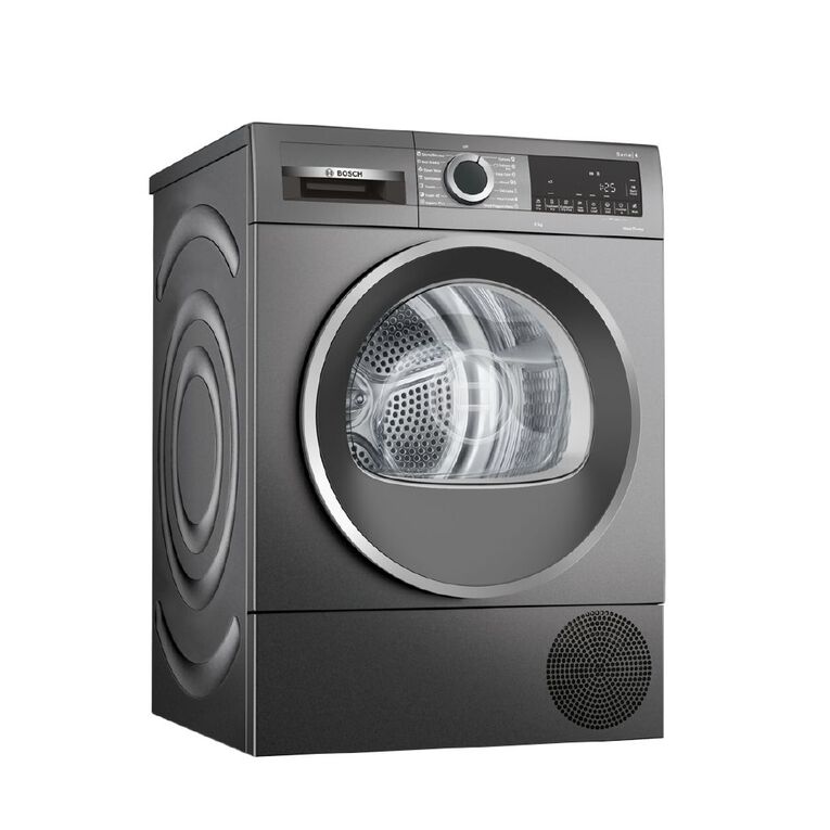 Bosch 8kg Series 6 Heat Pump Dryer - Cast Iron Grey, , hi-res