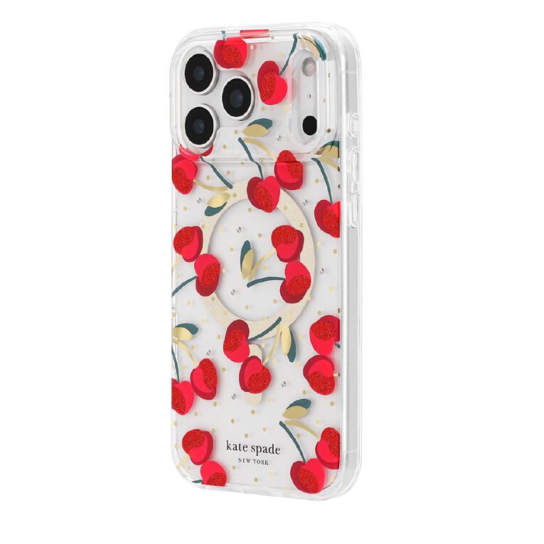 Kate Spade Protective Case for iPhone 18 Pro Max / 17 Pro Max - Cherry Dots, , hi-res