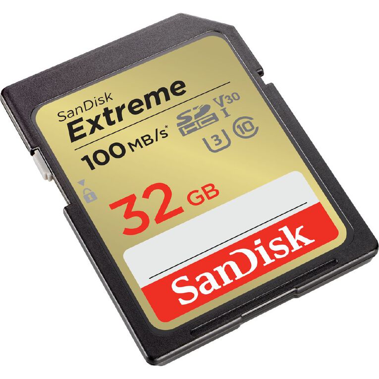 Sandisk Extreme 32GB SD Card - Noel Leeming