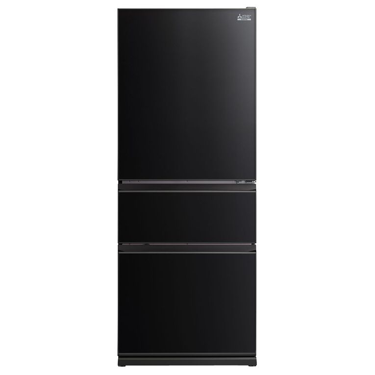 Mitsubishi Electric 450L Multi Drawer Fridge Freezer Black Glass