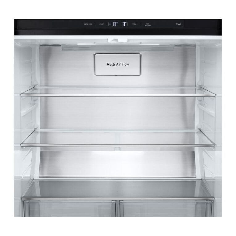 LG 530L Slim French Door Fridge Freezer - Matte Black Finish, , hi-res