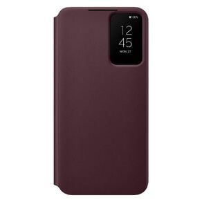 Samsung Galaxy S22+ Smart Clear View Cover - Burgundy
