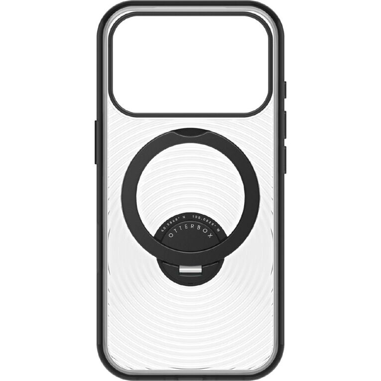 OtterBox Symmetry Case with Stand for iPhone 18 Pro - Clear/Black, , hi-res