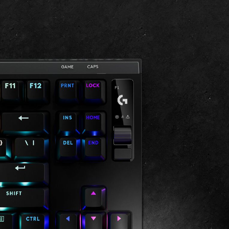 Logitech PRO X2 RAPID 8K Wired TKL Analog Gaming Keyboard - Black, , hi-res