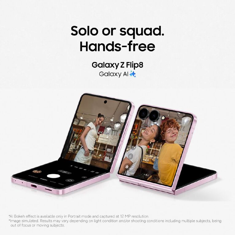 Samsung Galaxy Z Flip8 256GB Pink, , hi-res