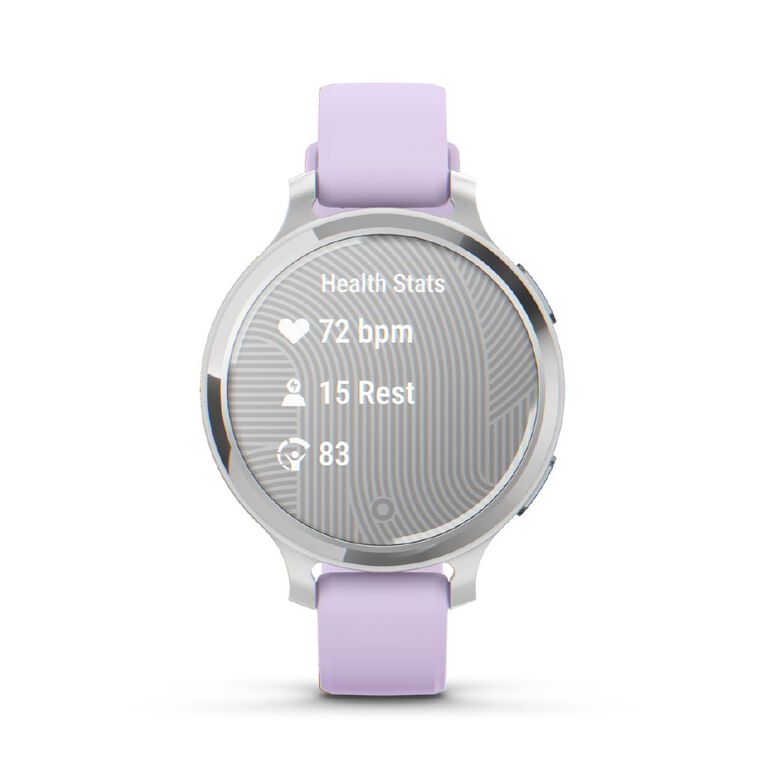 Garmin Lily 2 Active Silver With Jasmine Silicone Band, , hi-res