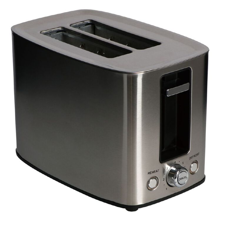 Sheffield 2 Slice Stainless Steel Toaster, , hi-res