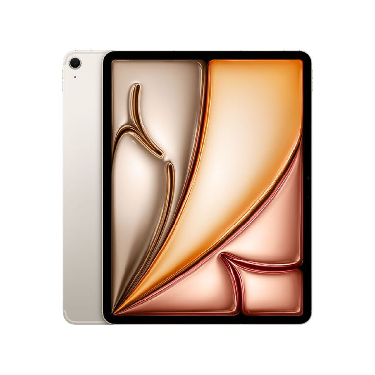 Apple iPad Air 13-inch with M4 Chip 128GB WiFi + Cellular - Starlight, , hi-res