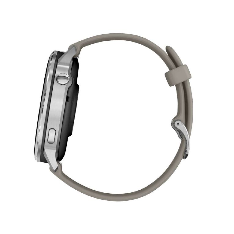 Garmin Venu 4 45mm Smartwatch Silver Grey Silicone Band, , hi-res