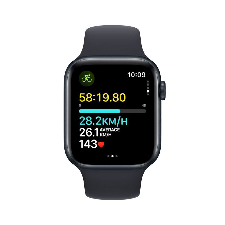 Apple Watch SE GPS 44mm Midnight Aluminium Case with Midnight Sport