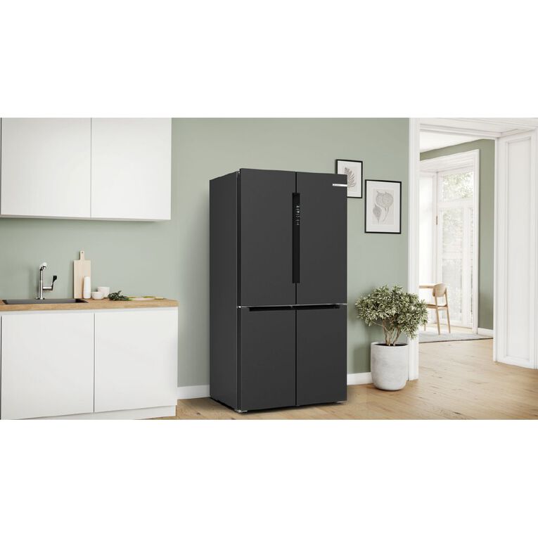 Bosch 605L French Door Fridge - Series 6 - Black Stainless Steel, , hi-res