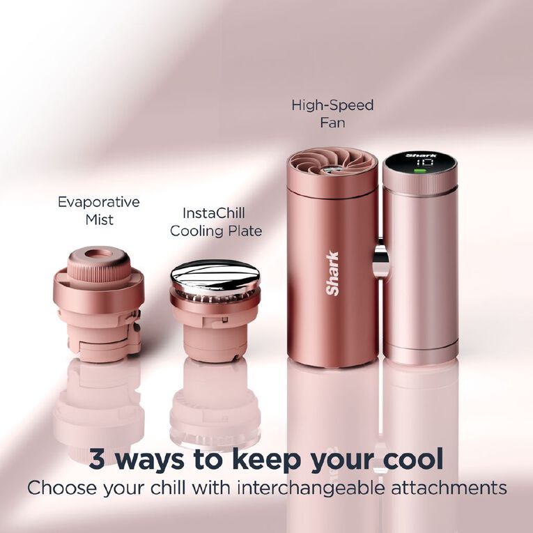 Shark ChillPill 3-in-1 Personal Cooling System - Rose Gold, , hi-res