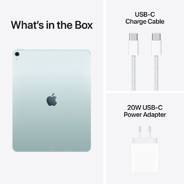 Apple iPad Air 13-inch with M3 Chip 1TB WiFi + Cellular - Blue, , hi-res