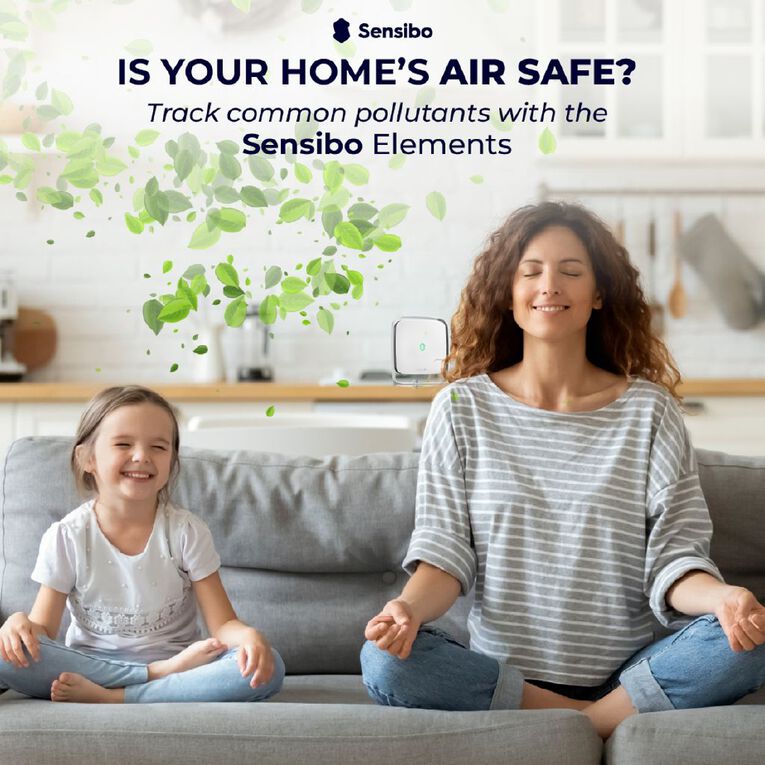 SENSIBO Elements Wifi Indoor Air Quality Monitor Noel Leeming