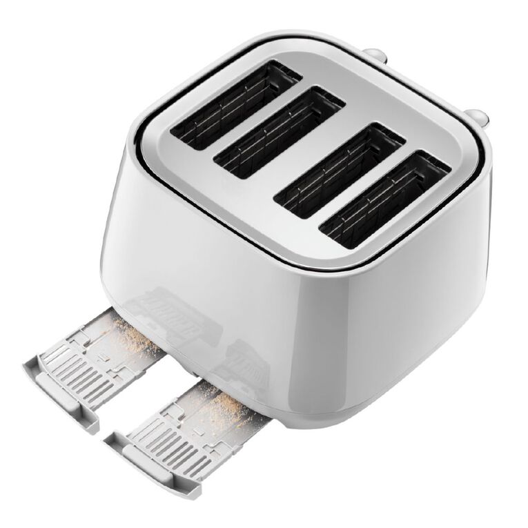 Delonghi Eclettica 4 Slice Toaster White, , hi-res