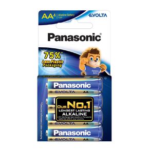 Panasonic Evolta AA Size Batteries 4 Pack