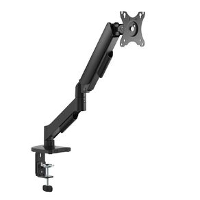 Bracom Super Economical Gas Spring Monitor Arm with USB Ports - Black