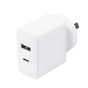 Tech.Inc Dual USB-A + USB-C 30w Wall Charger