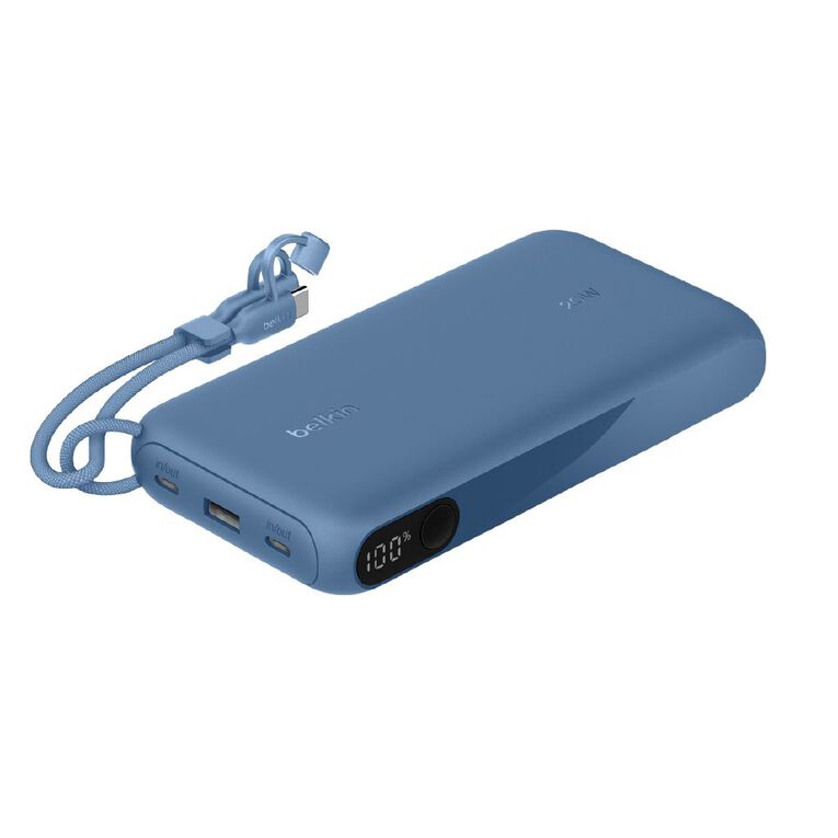 Belkin BoostCharge Power Bank 20K with Display - Blue, , hi-res