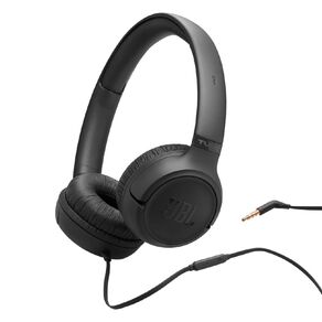 JBL Tune 530 Wired On-Ear Headphones - Black