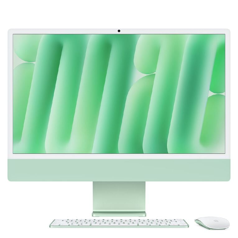 Apple iMac (M4) 24-inch 4.5K Retina 24GB/512GB SSD 10 Core CPU and GPU  - Green, , hi-res