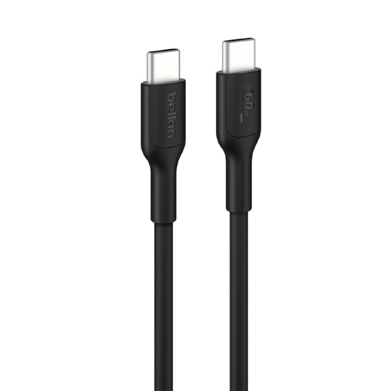 Belkin BoostCharge USB-C to USB-C PCR Cable 60W, 2m - Black, , hi-res