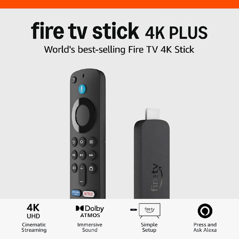 Amazon Fire TV Stick 4k Plus 2025, , hi-res