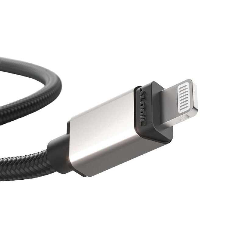 Alogic Ultra Fast Plus USB-A to Lightning 1m Cable - Space Grey, , hi-res