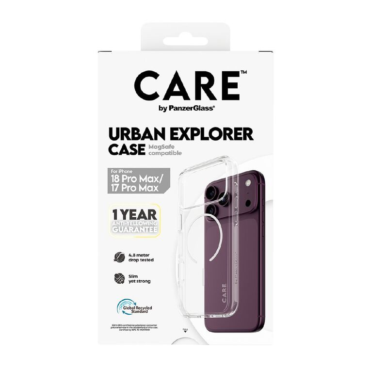 PanzerGlass Urban Explorer Case w. White MagSafe for iPhone 18 Pro Max / 17 Pro Max- Transparent, , hi-res