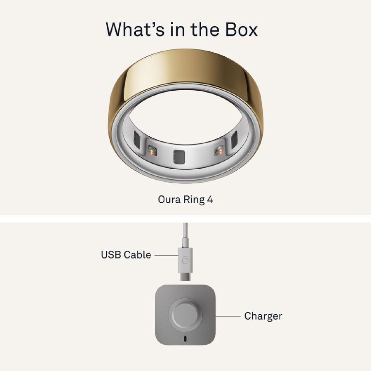 Oura Ring 4 Gold - Size 6, , hi-res