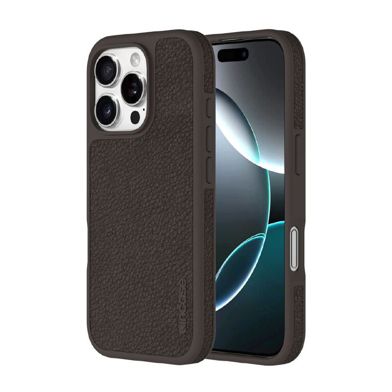 Incase ICON MagSafe Case for iPhone 16 Pro (Cocoa Plant Leather), , hi-res
