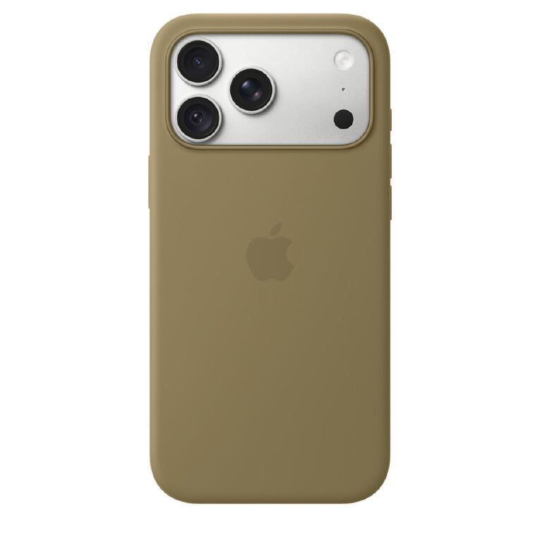 Apple iPhone&nbsp;18 Pro&nbsp;Max Silicone Case with MagSafe - Olive, , hi-res
