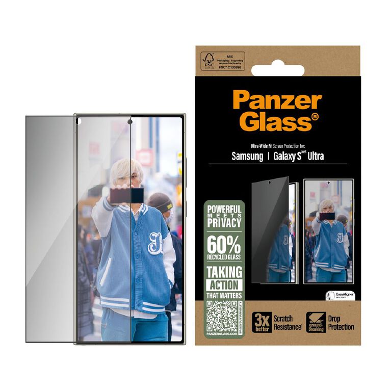PanzerGlass UltraWide Fit Privacy SP - Samsung S25 Ultra, , hi-res