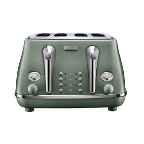Delonghi Icona Capitals 4 Slice Toaster Copenhagen Green