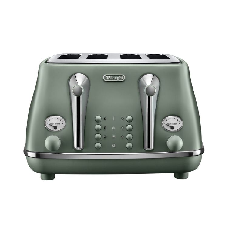Delonghi Icona Capitals 4 Slice Toaster Copenhagen Green, , hi-res