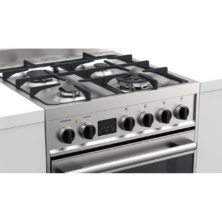 Haier 60cm 4 Burner Dual Fuel Freestanding Oven, , hi-res