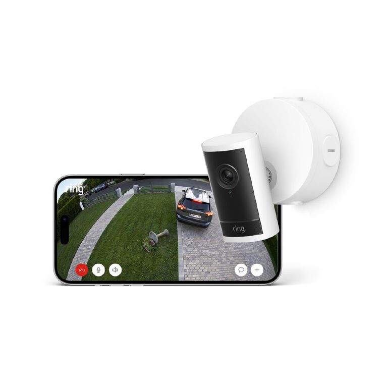 Ring Outdoor Camera 4K Pro POE - White, , hi-res