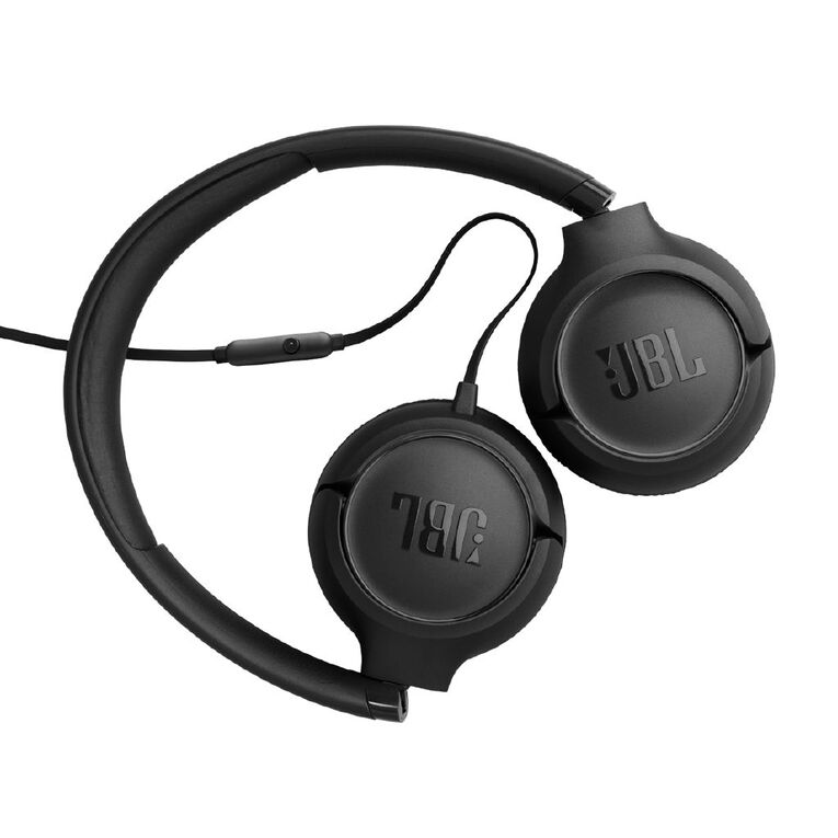 JBL Tune 530 Wired On-Ear Headphones - Black, , hi-res