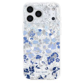 Kate Spade Protective Case for iPhone 18 Pro Max - Flowerbed Blue